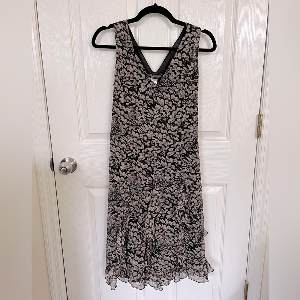 Bohemian Ruffled Dress with Tie Back